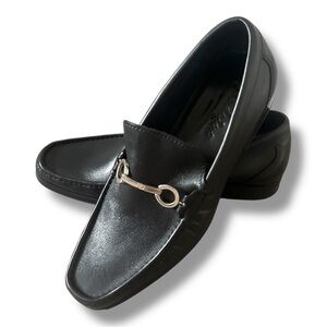 Sandro Moscoloni Sandrino Cordoba Black Leather Loafer Shoes Men’s Size 9.5 D